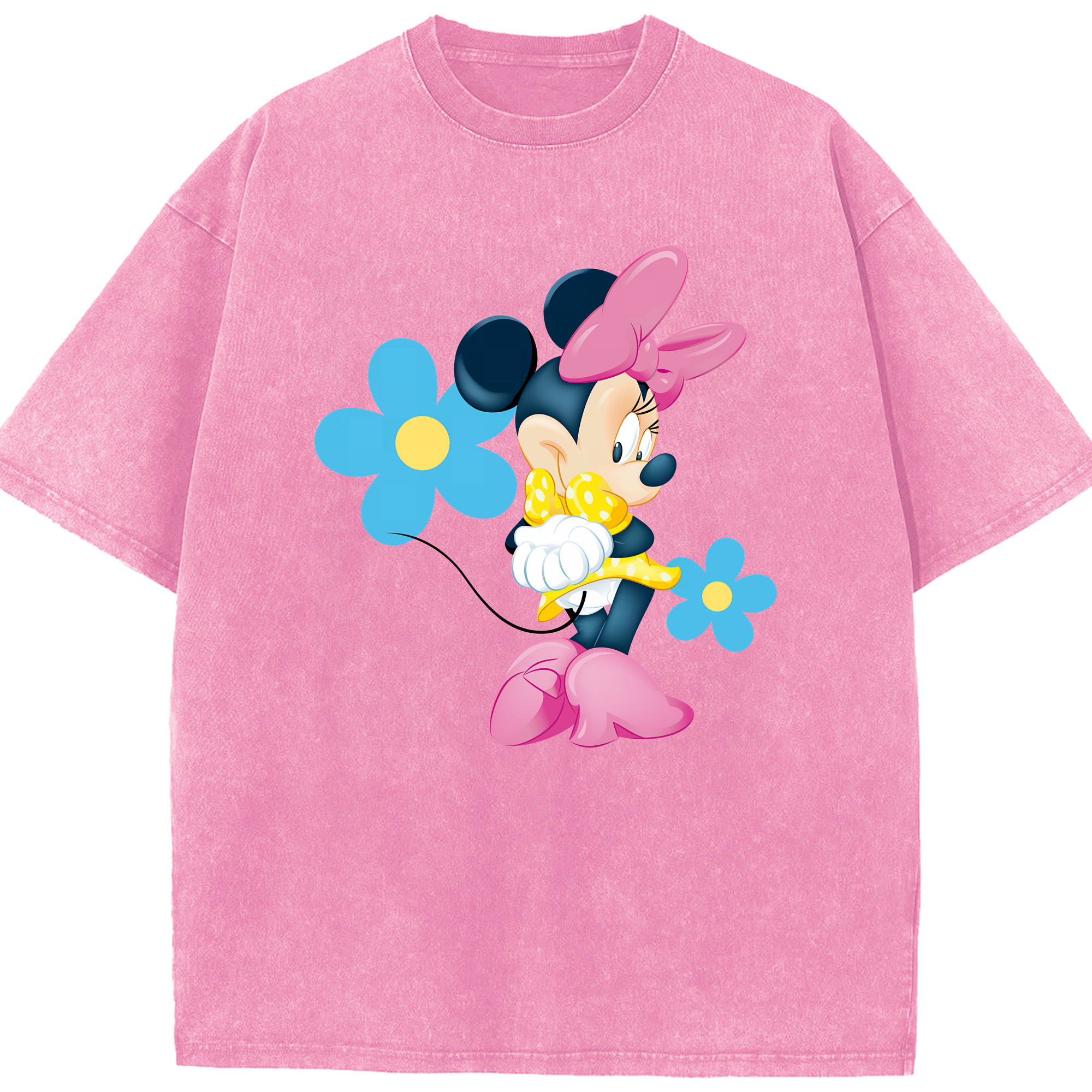（画像用） ミッキーマウス Mickey Mouse 綿100% ヴィンテージ風 半袖Tシャツ（フロントプリント）